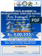 Spark 1ST Inernational Open Fide Rating Chess Tournament-1