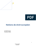 Syllabus Droit Européen 2023-2024 Version Étudiants