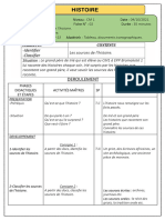 Les Sources de L'histoire