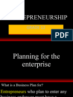 Planning For The Enterprise