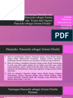 "Argumen Tentang Dinamika Dan Tantangan Pancasila Sebagai Sistem Filsafat" Dan "Esensi Dan Urgensi Pancasila Sebagai Sistem Filsafat"