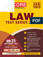 Law Optional Test Series 2025