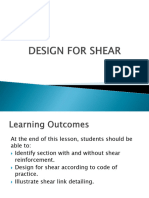 Topic 4 - Design For Shear