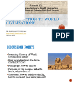 Lecture 1 World Civilization Summer 2021 NSU