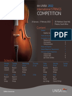 Brochure 2022 Unisa Strings Competition