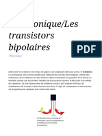 Électronique - Les Transistors Bipolaires - Wikilivres
