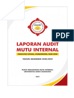 Laporan Audit Mutu Internal AMI FSHS 2020 2021