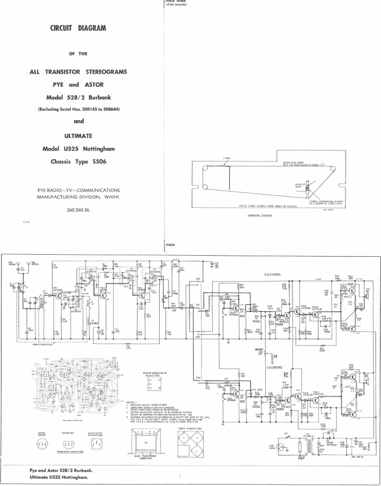 Transistor Stereogram Circuit Diagram | PDF