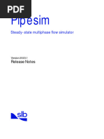 Pipesim 2023.1 Release Notes