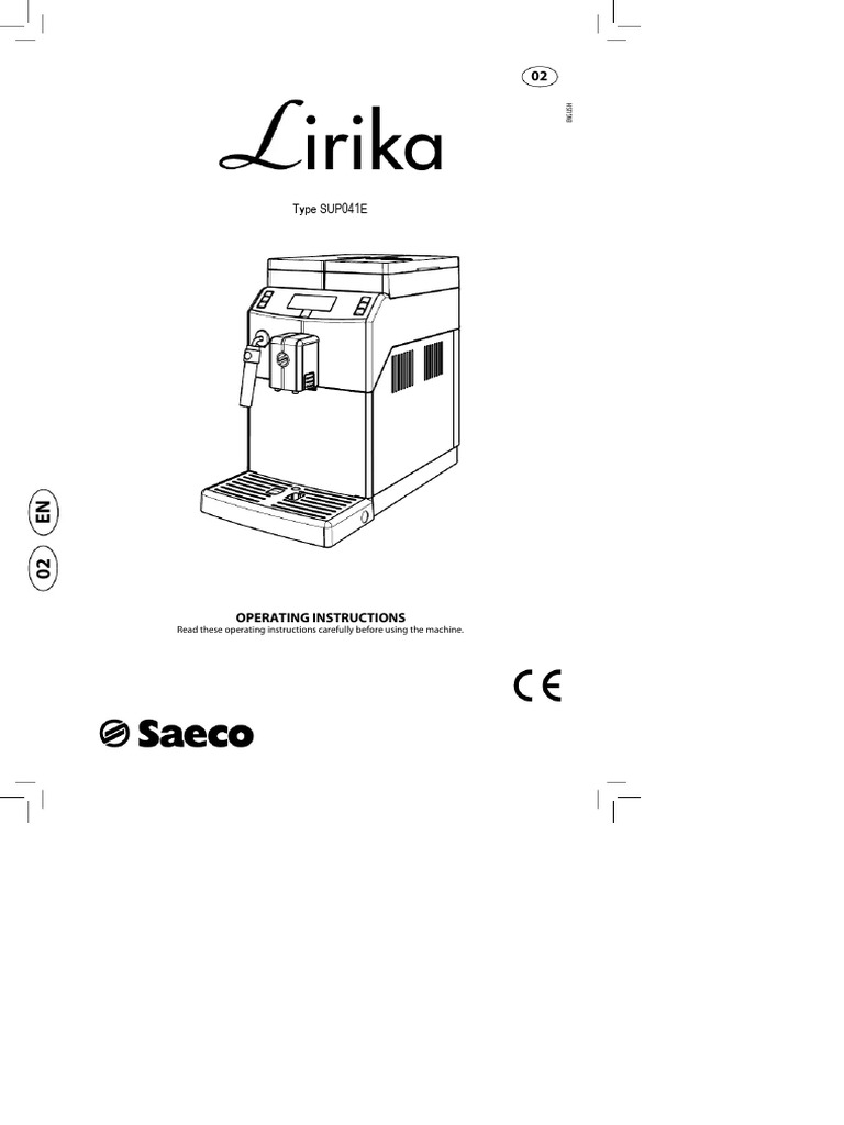 Manual de instru es philips saeco lirika 40 p ginas pdf