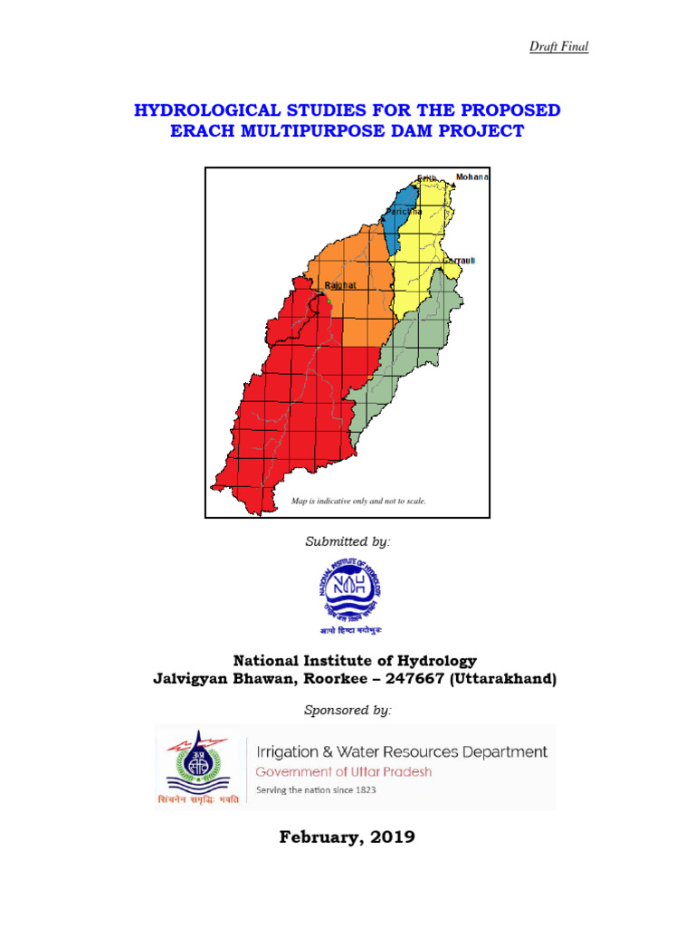 Final Draft Report Erach NIH F | PDF | Water Resources | Reservoir