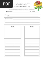 Guiao de Trabalho de Campo