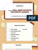 Kel 16 - 2021c - Natural Deep Eutetic Solvents (Nades)