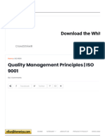 Quality Management Principles - ISO 9001