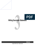 PL SQL Les03 Writing Executable Statement