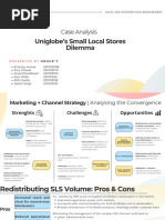 Sales & Distribution Case Analysis Uniglobe