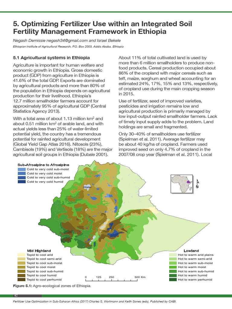 SOIL FERTILITY MAPPING IN ETHIOPIA visual data 2