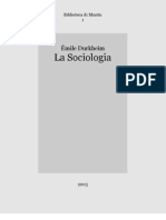 1 Durkheim La Sociologia