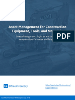 Construction Industry Whitepaper Construction Asset Tracking