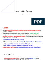 Rheumatic Fever & RHD