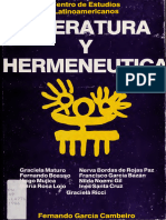 Hermeneutica: Fernando García Cambeiro