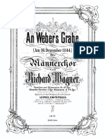 Wagner (Richard) - An Weber's Grabe (WWV 72)