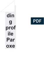 Binding Profile Paroxetine