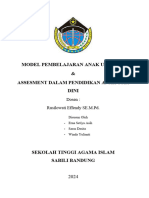 Model Pembelajaran Dan Assement Pembelajaran Anak Usia Dini