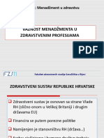 2 Važnost Menadžmenta U Zdravstvenim Profesijama