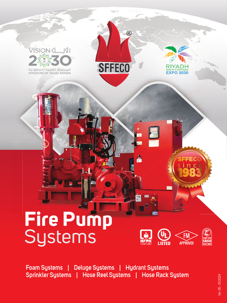 SFFECO UL/FM Fire Pump Specifications | PDF | Pump | Turbomachinery