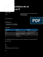 Estructura Básica de Un Programa en C