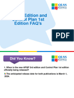 APQP 3rd Edition and Control Plan 1st Edition FAQs