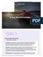5-Day Goa Extravaganza