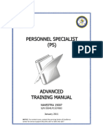 NAVEDTRA 15007 Personnel Specialist (PS) Advanced