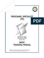 NAVEDTRA 15006 Personnel Specialist (PS) Basic