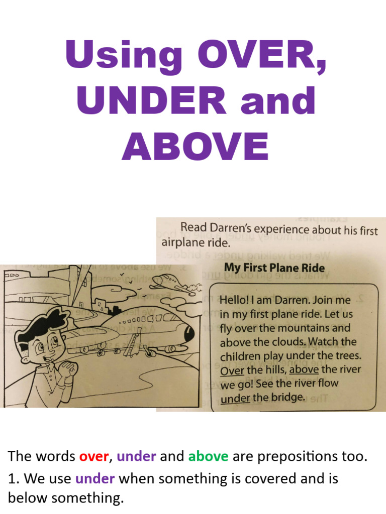 Understanding Over, Under, and Above | PDF