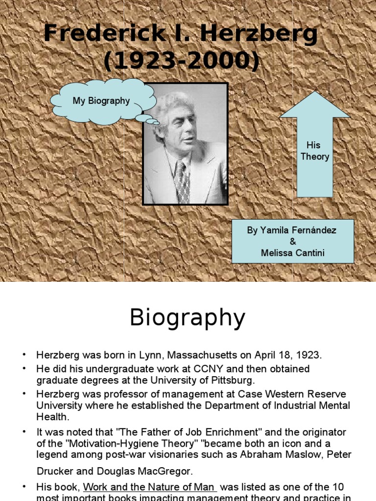 Frederick Herzberg | Motivation | Self-Improvement