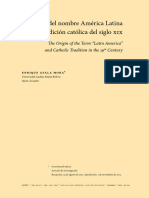 Ayala Mora, Enrique. 2012. El Origen Del Nombre de América Latina y La Tradición Católica Del Siglo XIX