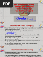 Geodesy - Class 3 Methods of Control Surveying - Levelling