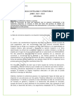 Solución EVAU 2022 Lengua 06 Junio Opción B