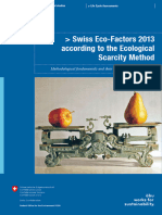 Swiss Eco Factors2013accordingtotheecologicalscarcitymethod