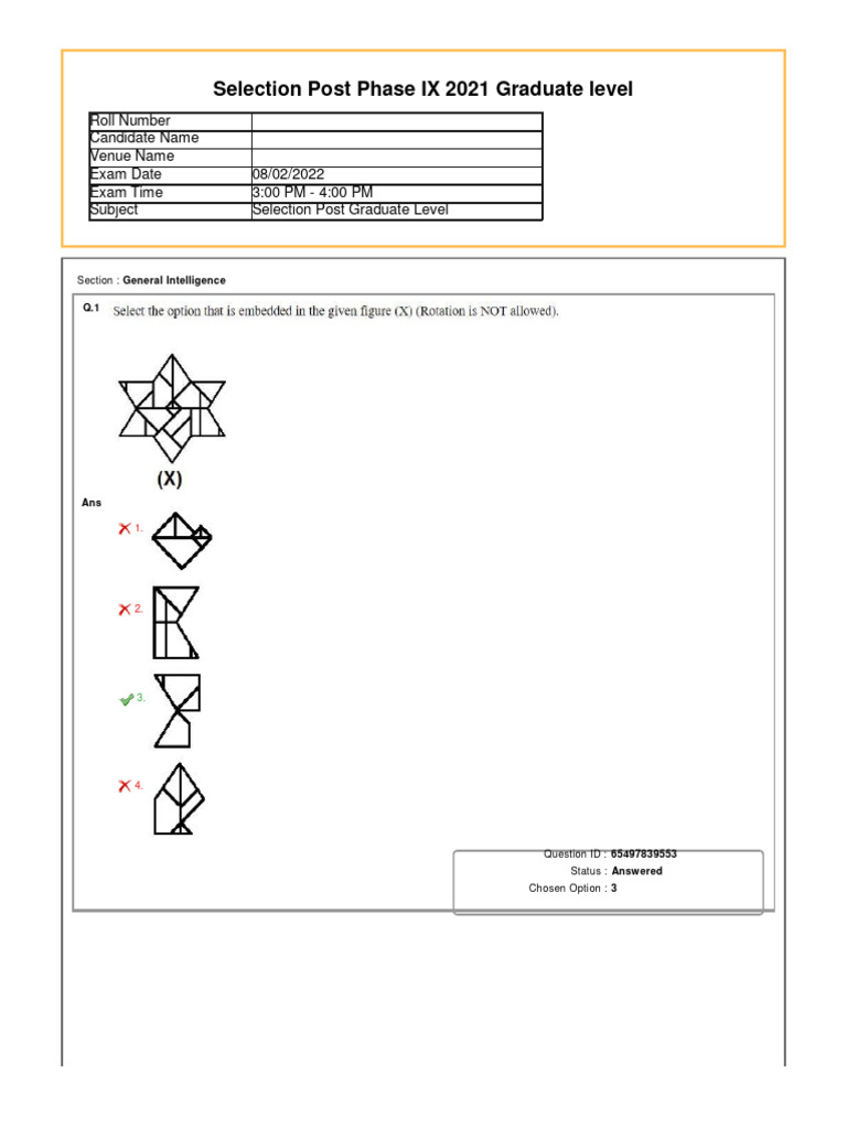 Selection Post Phase IX 2021 Exam Details | PDF | Flood | Monsoon