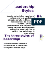 Leadership Styles