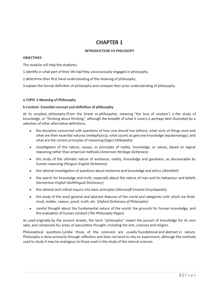 Introduction to Philosophy and Logic | PDF | Logic