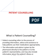 Patient Counselling