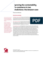Improving The Contestability of E-Commerce in Two Jurisdictions The Amazon Case