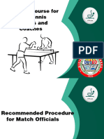 Officiating Official Refresher Course For Table Tennis 2023 2024