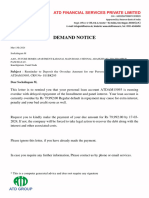 Demand Notice