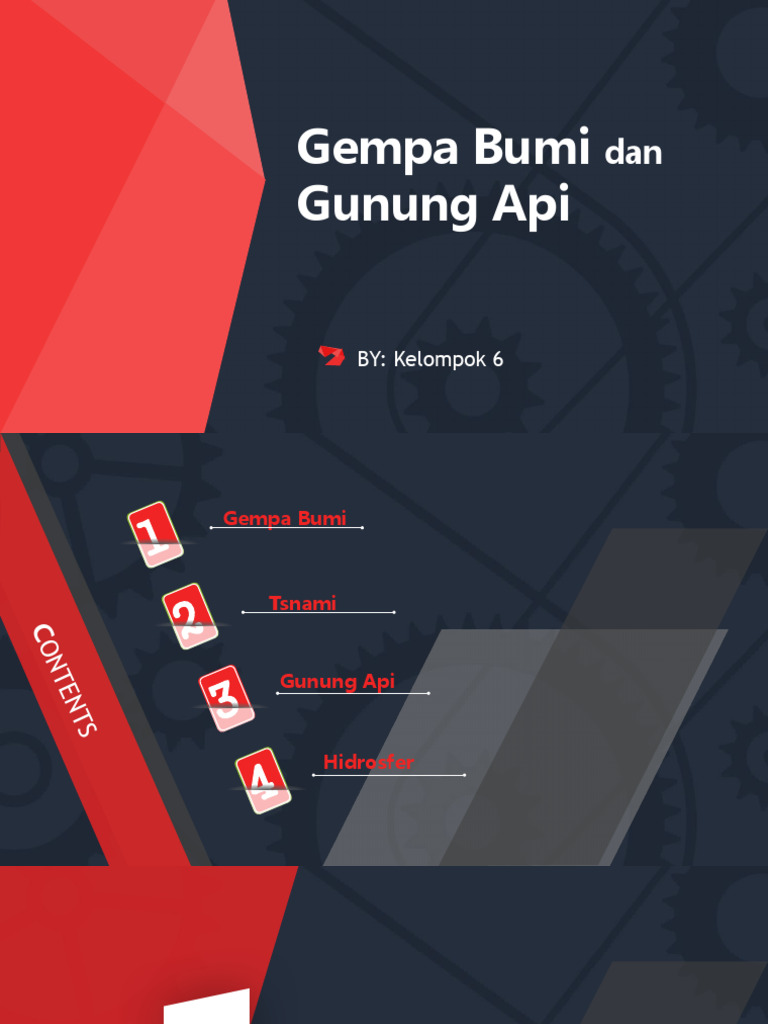 Gempa Bumi, Tsunami, dan Gunung Api | PDF