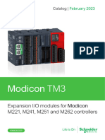 Catalog Modicon TM3 Expansion IO Modules For Modicon M221 M241 M251 and M262 PLC - February 2023